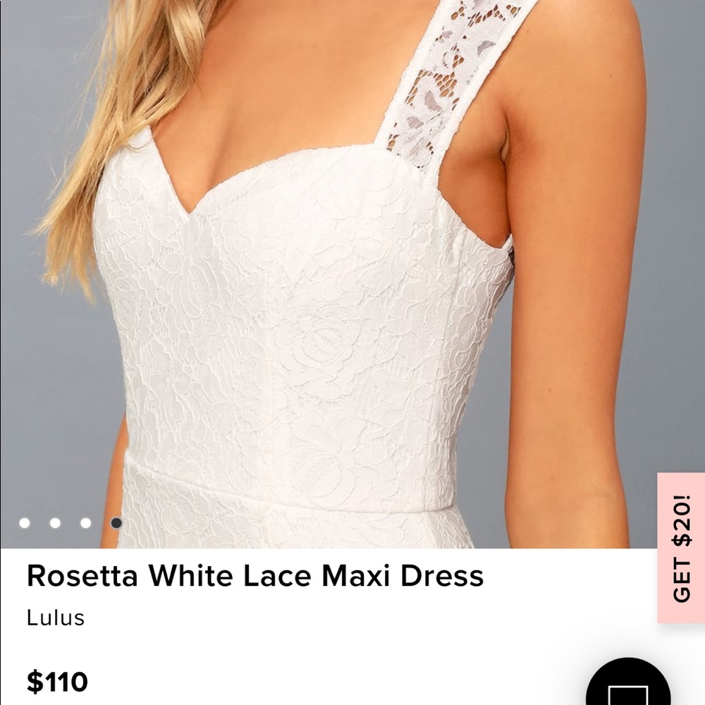 White Lace Wedding Dress, Rosetta LuLu’s